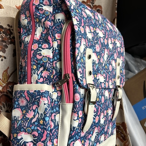 Laptop Backpack Canvas Bag Daypack Satchel unicors - Picture 5 of 12